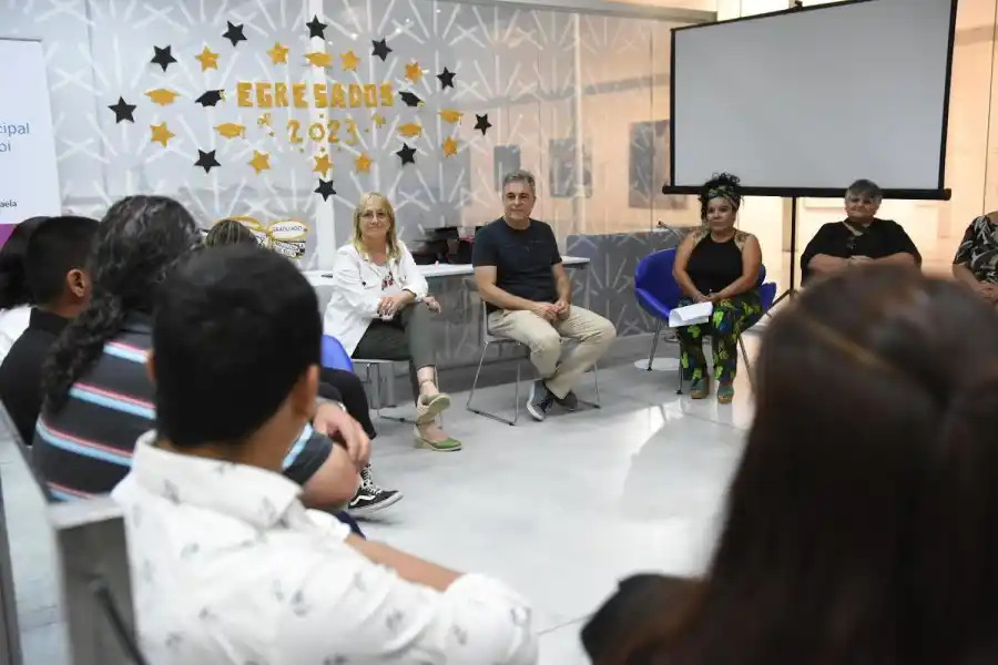 El evento contó con la presencia del intendente Luis Castellano, la Secretaría de Educación, Mariana Andereggen