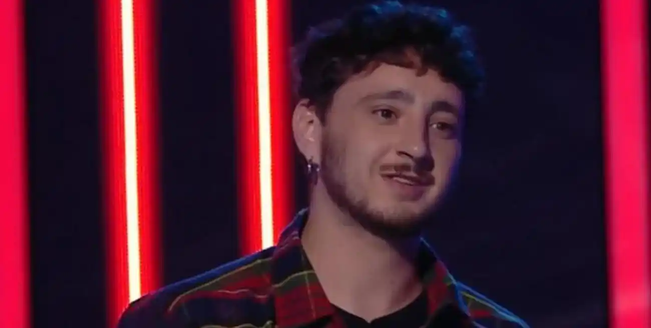 El santafesino Elías Pardal tuvo una gran noche en “La Voz Argentina” y se convirtió en semifinalista