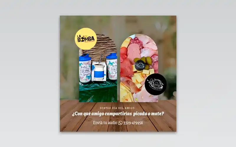 Sorteo: ¿Con qué amigo compartirías una picada y un mate?