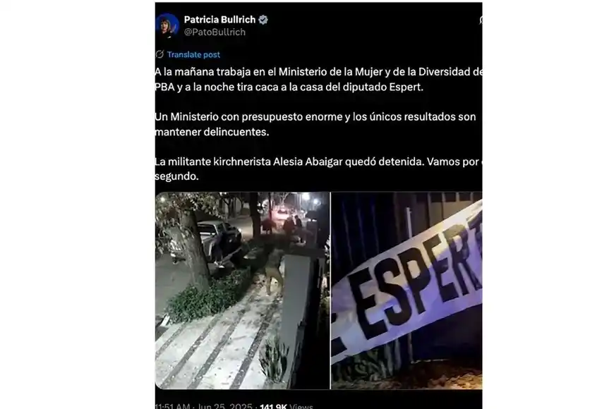 ataque casa espert - 2