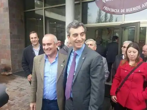 Elecciones 2015: Florencio Randazzo se reunió con el Intendente Echeverría