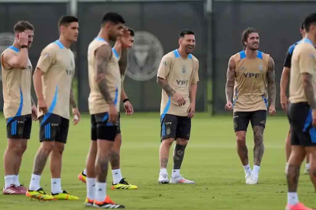 Los entrenamientos de la Selección Argentina en Estados Unidos