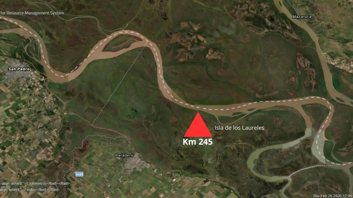 Gilli río Paraná Km 245