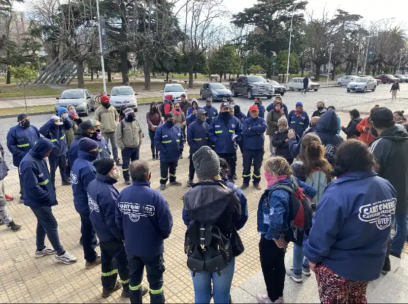 Recuperadores Urbanos se manifestaron en el Municipio