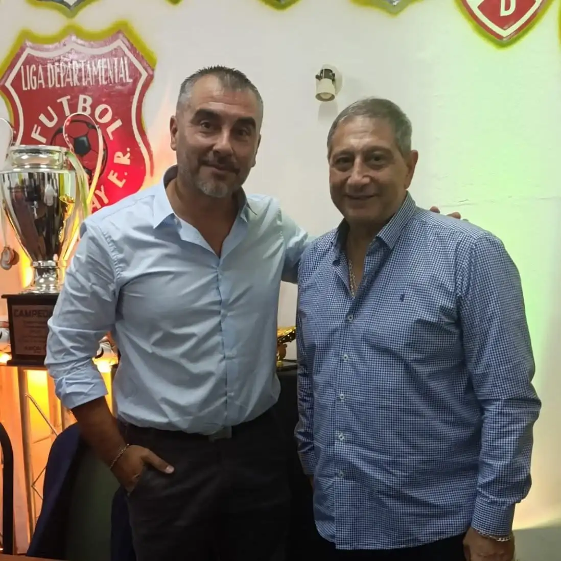 Nelson Casis visitó la Liga Departamental de Fútbol de Gualeguay