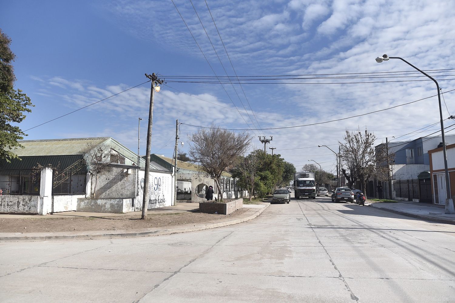 Desagüe Espora: se habilitó uno de los tramos viales