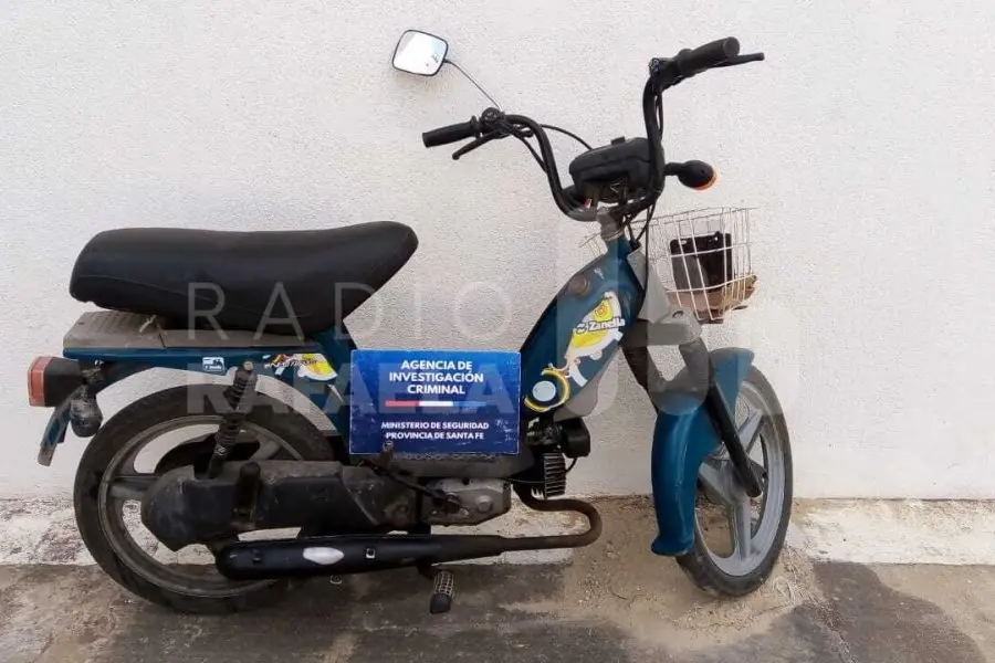 Sunchales: recuperaron una "Zanellita" que habían robado de un taller mecánico