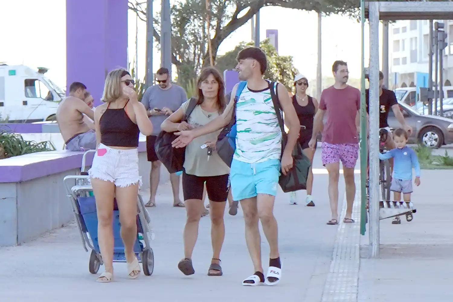 Feriado XL. Los visitantes disfrutaron de las diferentes actividades de la ciudad.