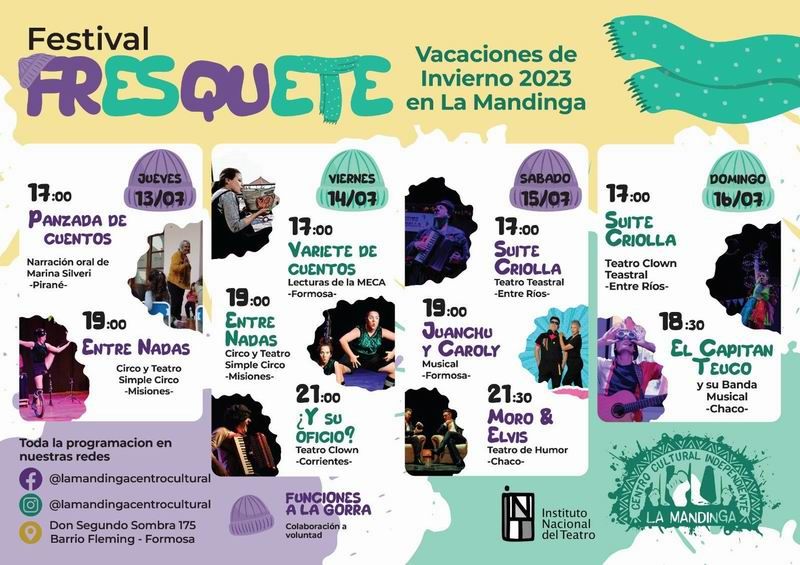 Comenzó el Festival Fresquete con
espectáculos de la región Litoral