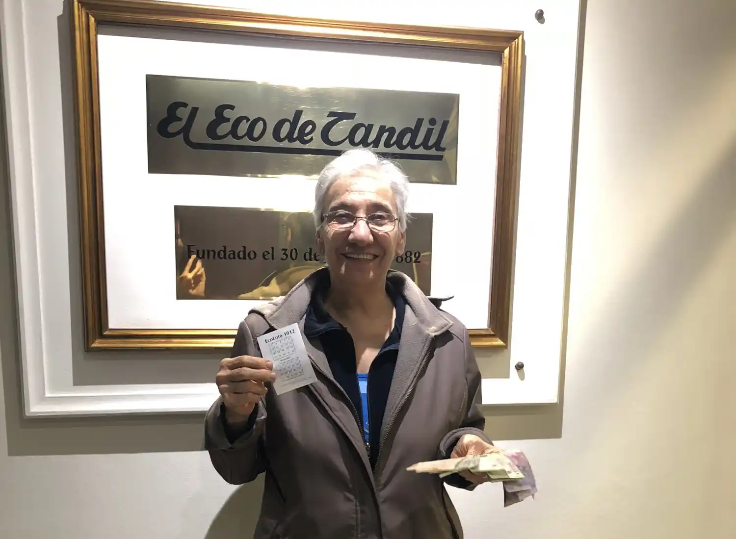 Una lectora ganó los cinco mil pesos del Eco Loto