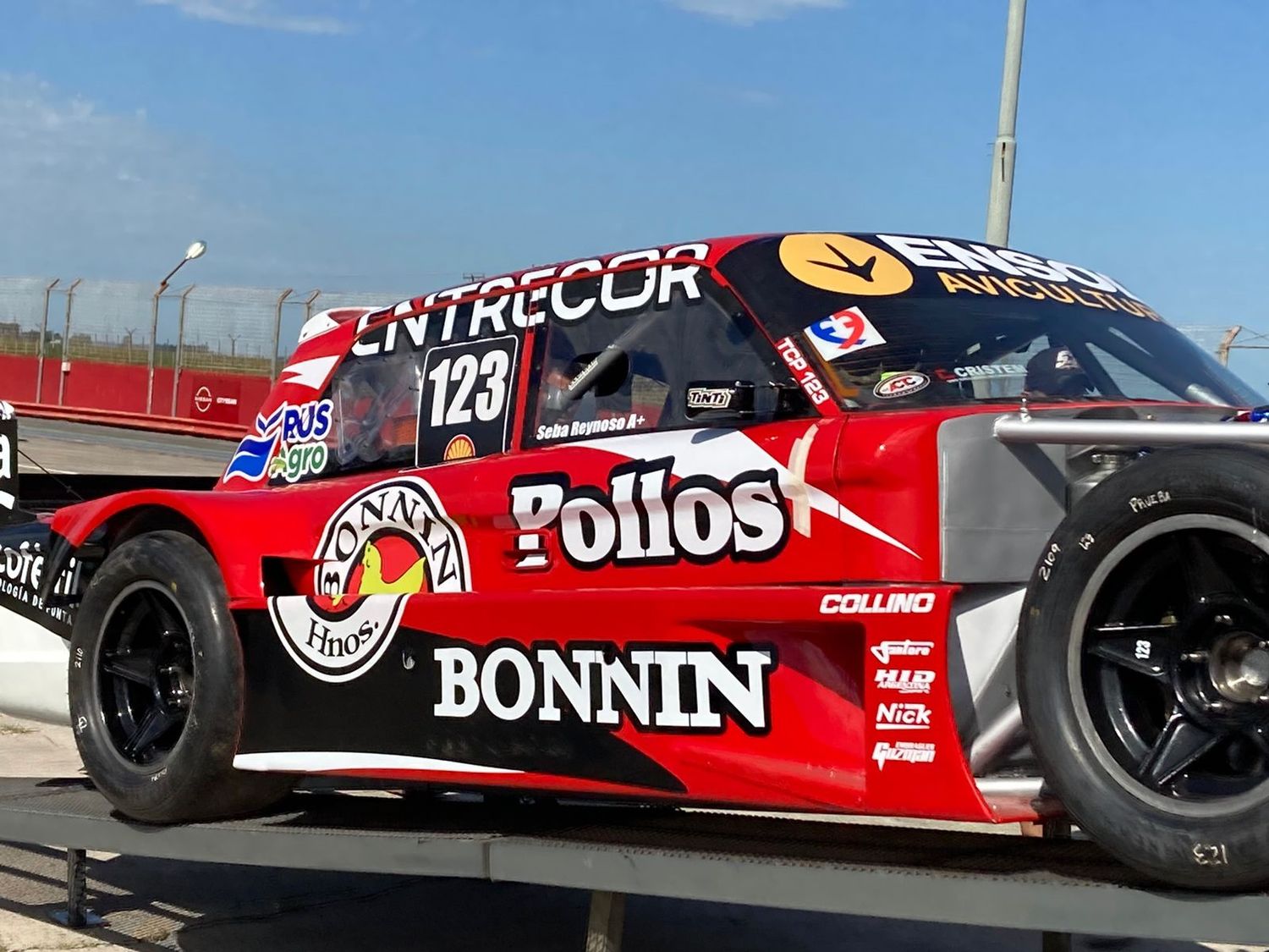 Sebastián Reynoso probó con el Ford de TC Pista en Olavarría antes del debut en Viedma