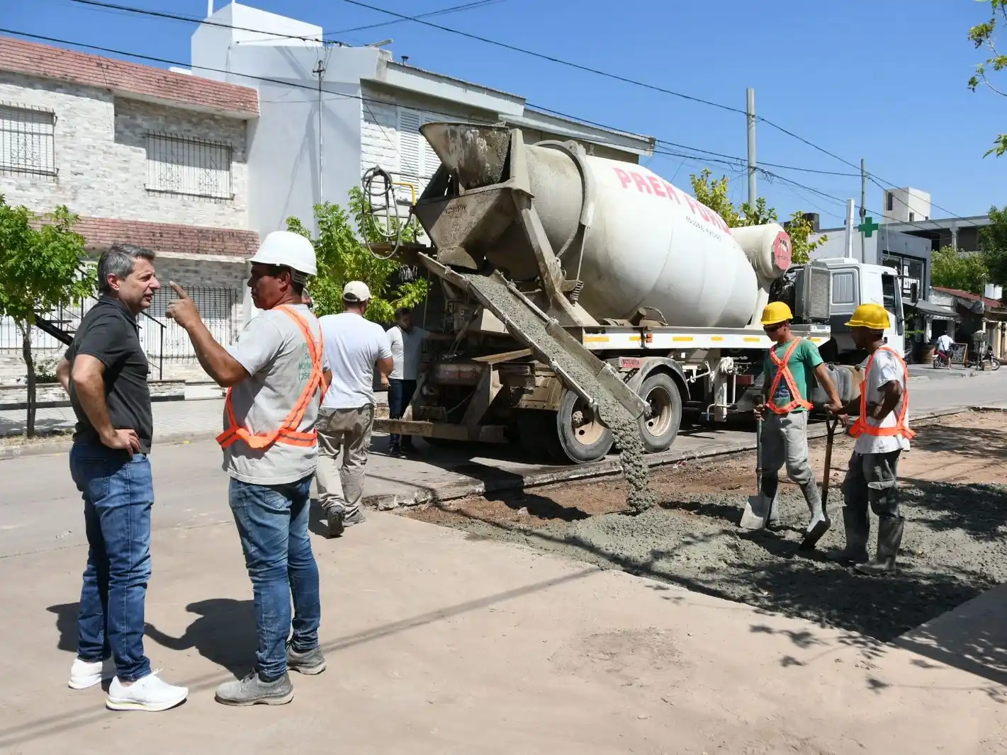 El intendente supervisó los trabajos en la zona de Juan de Garay y Libertador Norte