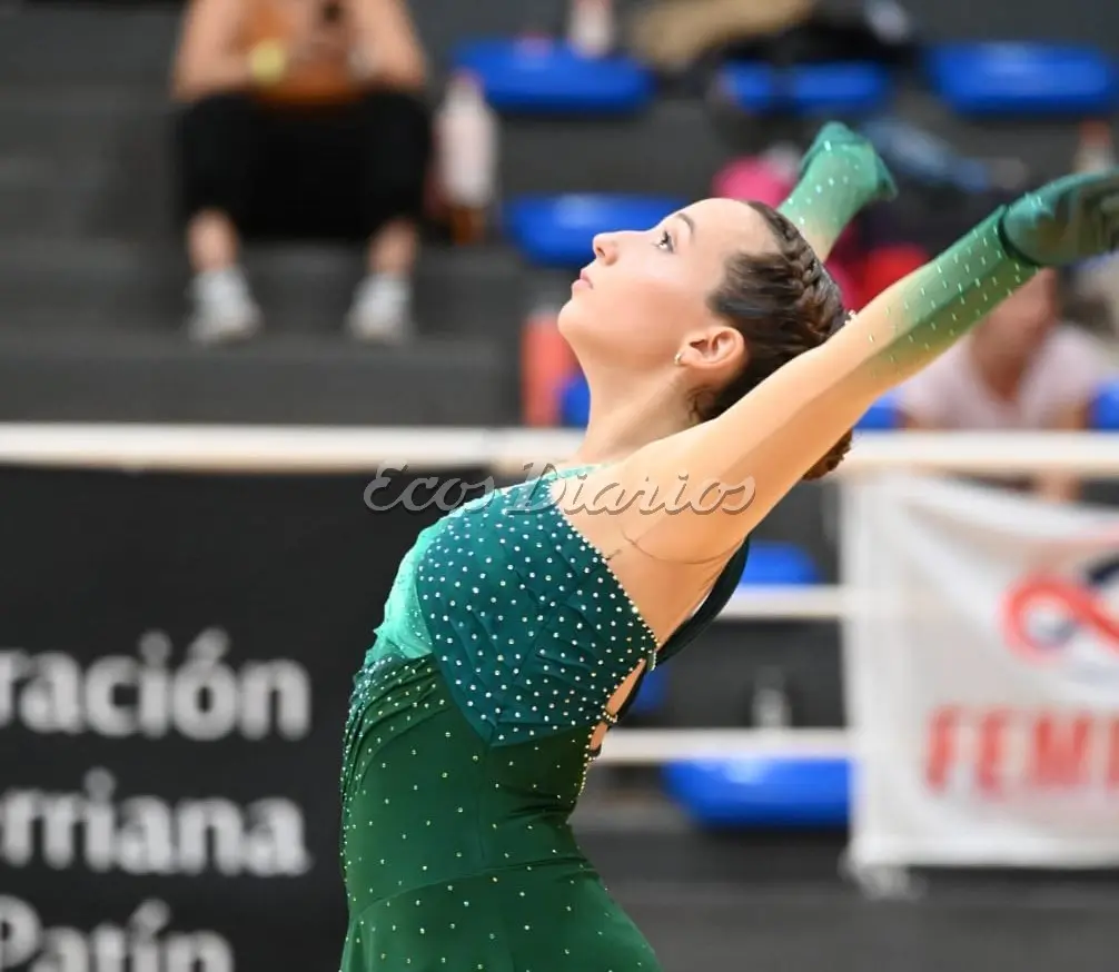 Sophie Lacoste en plena competencia
