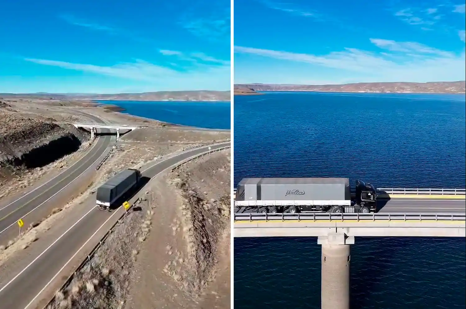 David Walter – Camionero y creador de contenido	Viaja por todo el país y hace contenido audiovisual del estado de las rutas