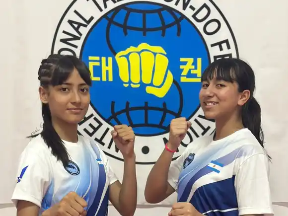 Leonela Alberini y Constanza Cejas representarán a Ben Hur en el Mundial de Taekwondo