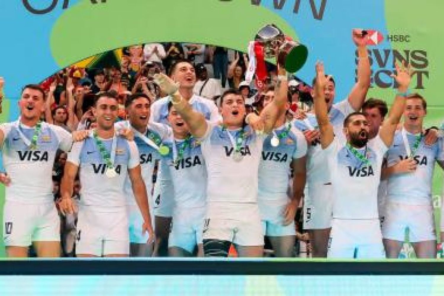 Los Pumas 7 campeones en Ciudad del Cabo