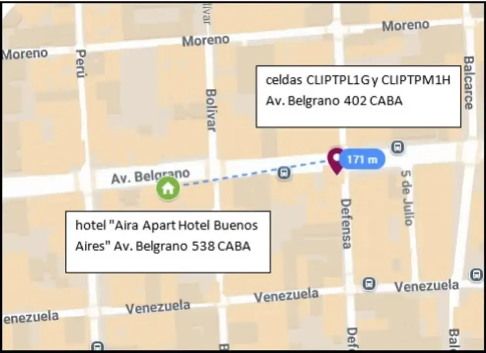 Los celulares de Facundo Moyano y Candela Arizaga registraron coincidencias de señal cerca del hotel - 2