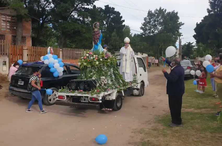 El Obispo celebró a la Inmaculada en Vidal, Pirán y Gesell