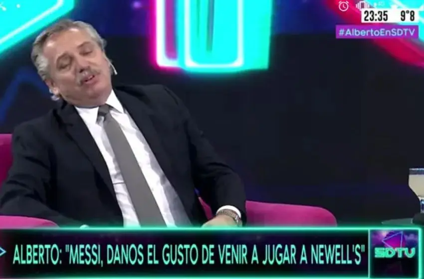 Alberto Fernández le pidió a Messi: »Danos el gusto de terminar tu carrera en Newells Old Boys”