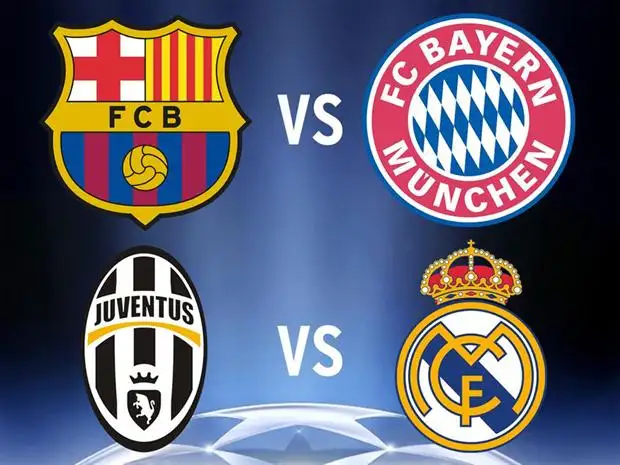 Champiosn Legue: Barcelona - Bayer y Juventus - Madrid