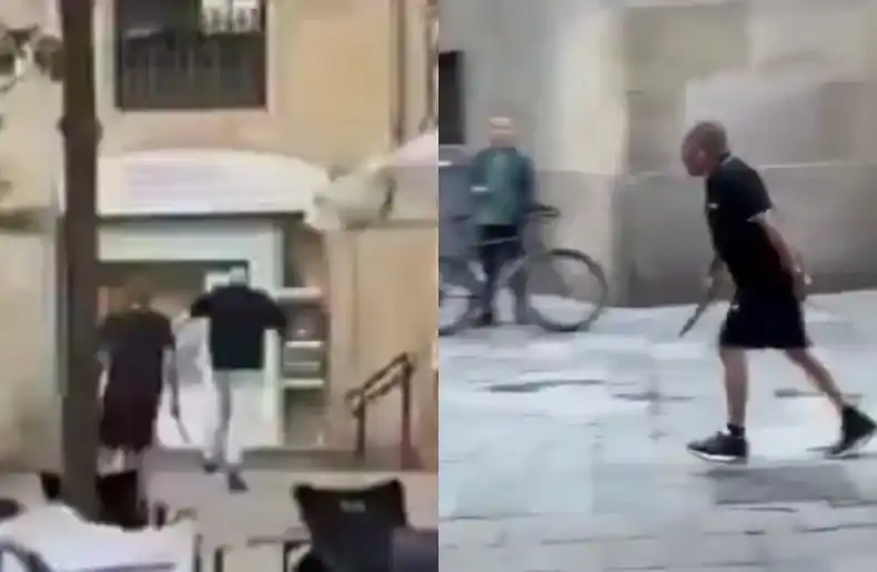 El agresor sería de origen francés.