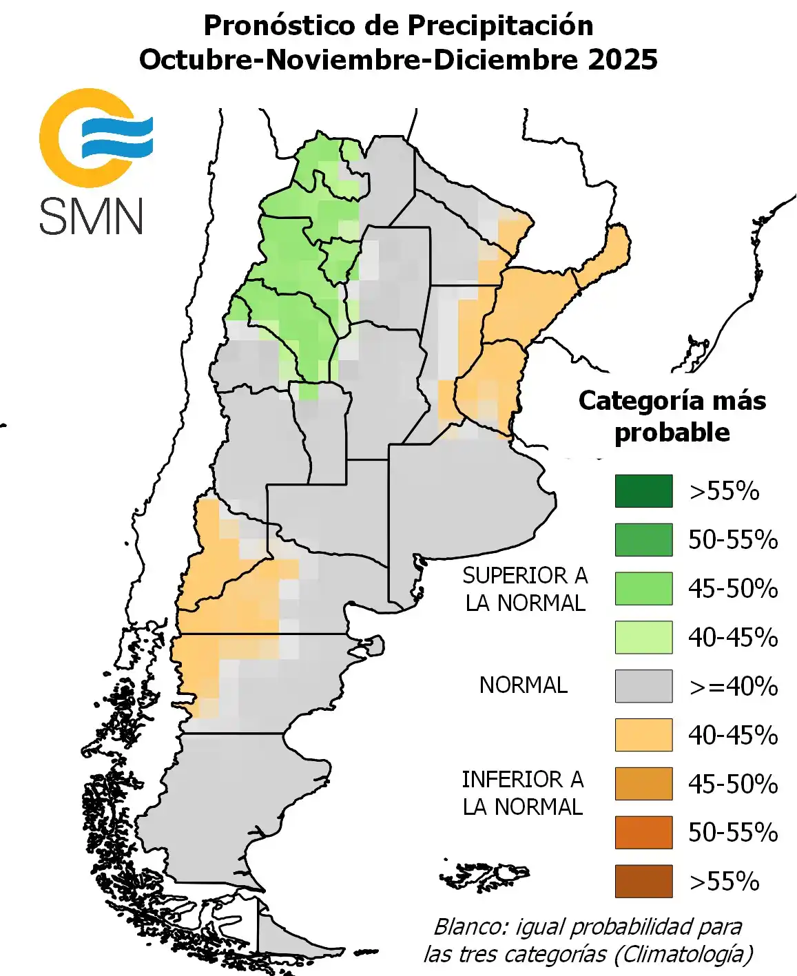 lluvias pronóstico