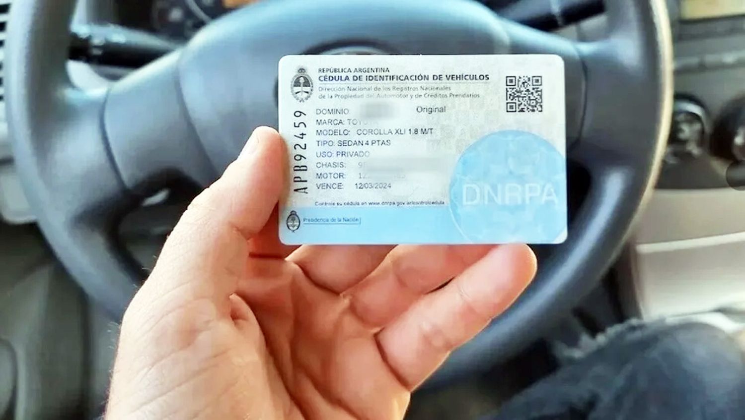 Cédula Azul