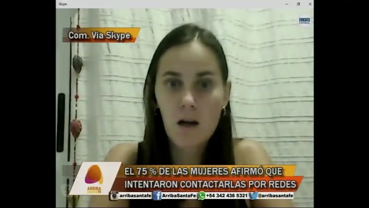 Aislamiento: el 75 % de las mujeres afirmó que desconocidos intentaron contactarlas por redes
