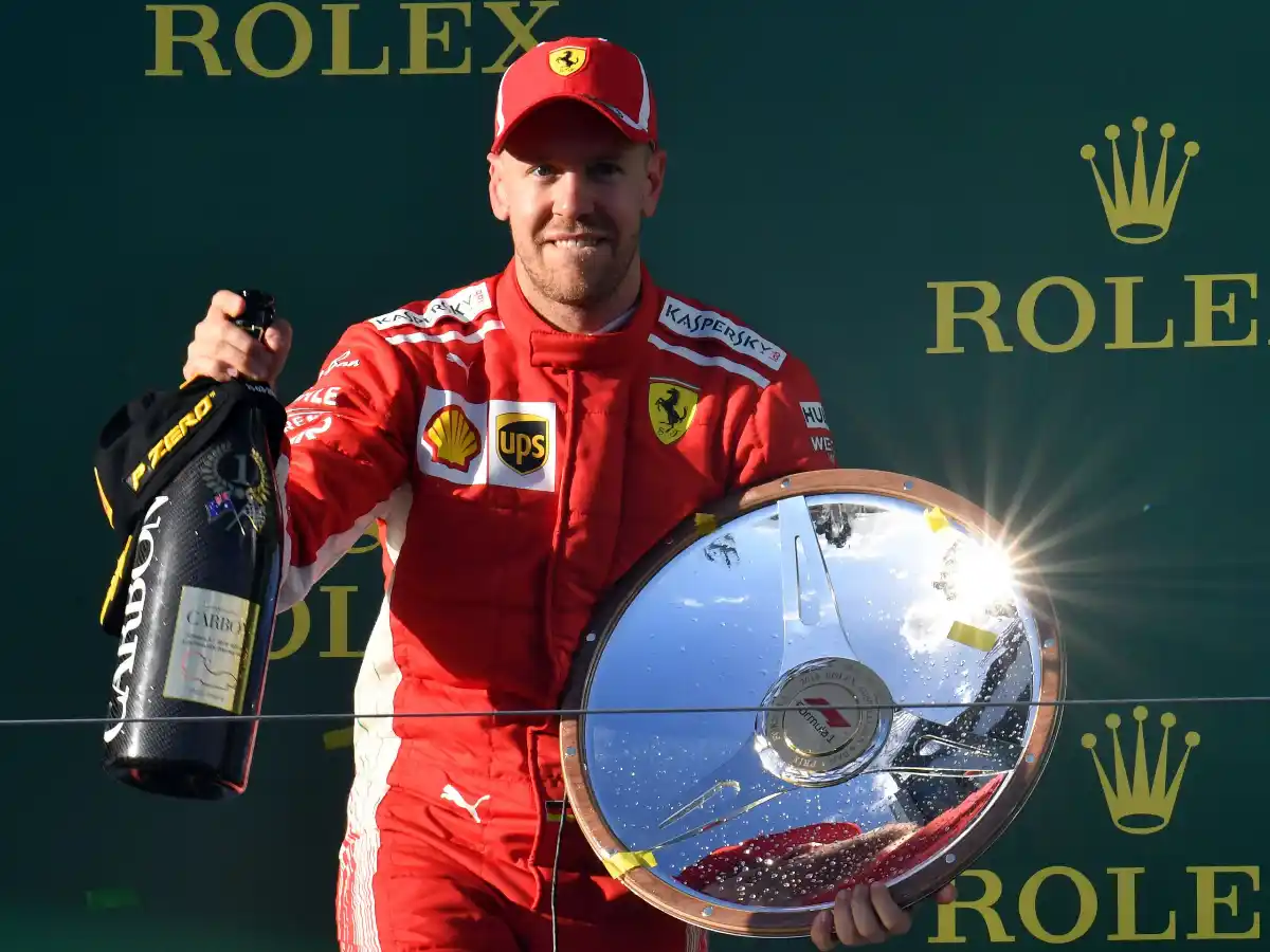 Vettel se llevó la primera carrera del año