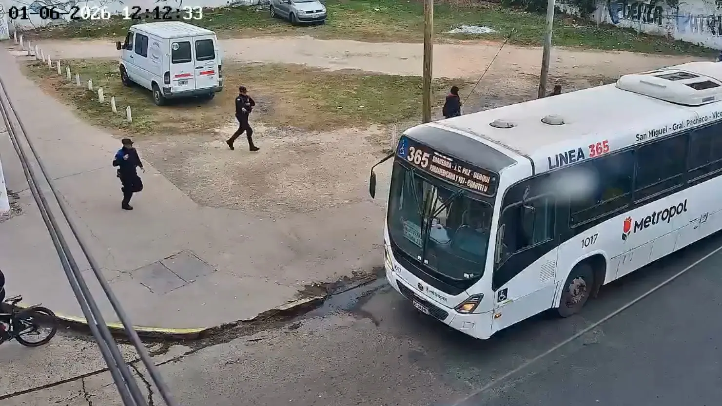 La detención se concretó en Av. de Mayo y Eva Perón, Derqui.