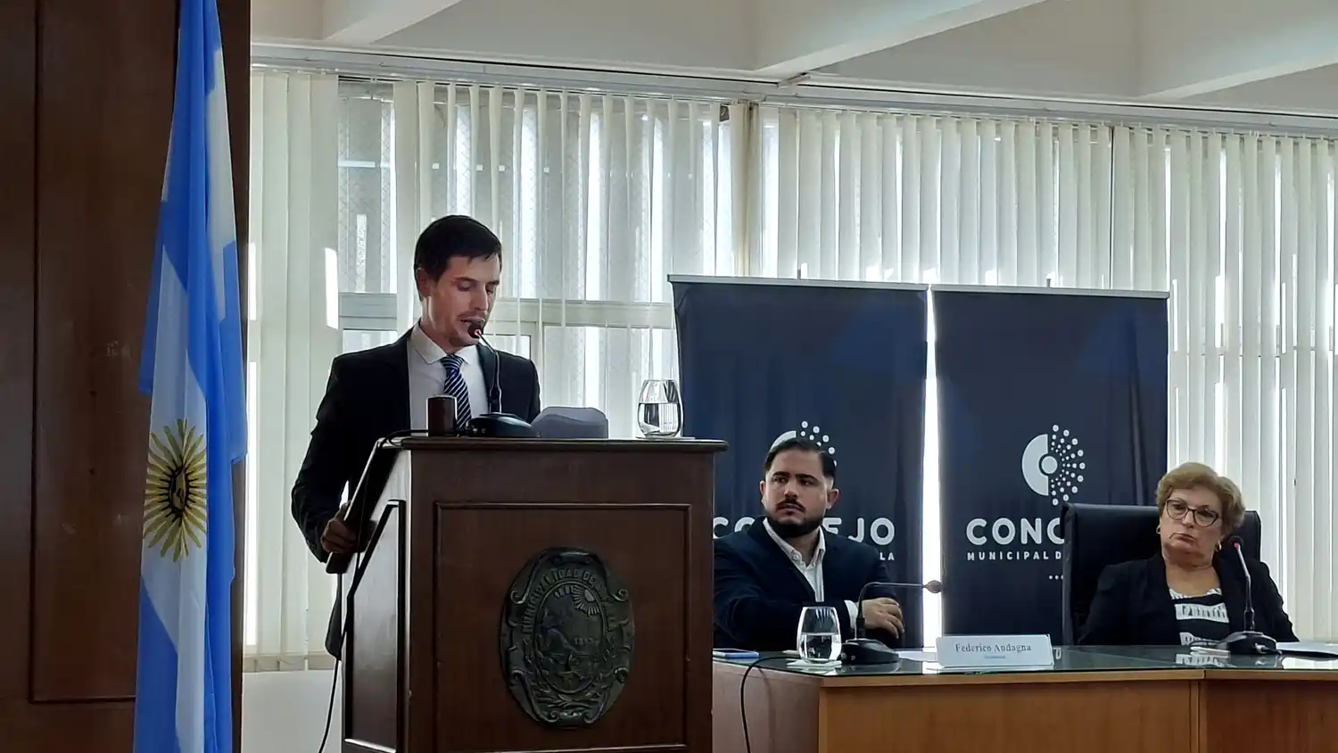 Leonardo VIotti en la apertura de sesiones ordinarias 2025.