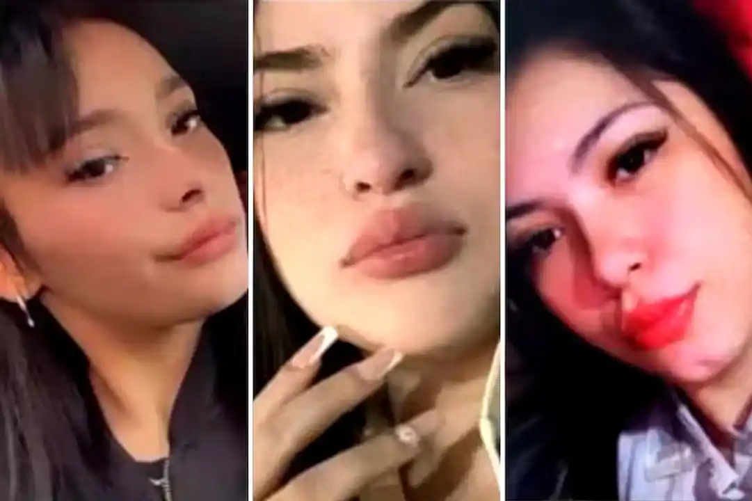 Morena Verri (20 años), Brenda Loreley Del Castillo (20) y Lara Morena Gutiérrez (15).