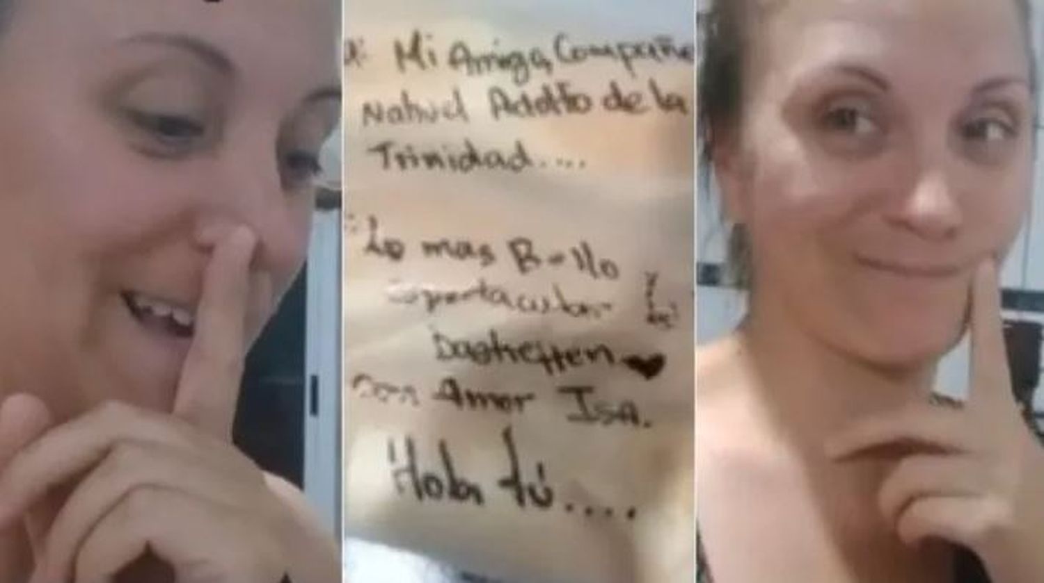 Encontró una "notita de amor" de una compañera de trabajo de su esposo y lo compartió en redes sociales