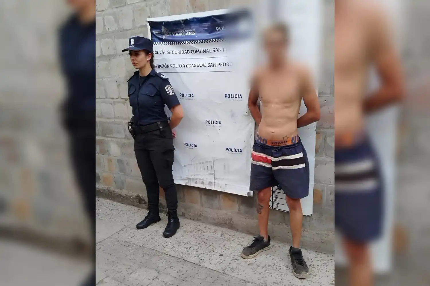 El detenido quedó a disposición de la Justicia.