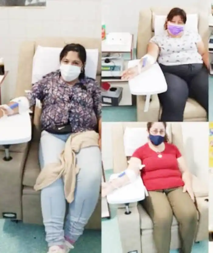 Mejor confort  para los donantes de sangre