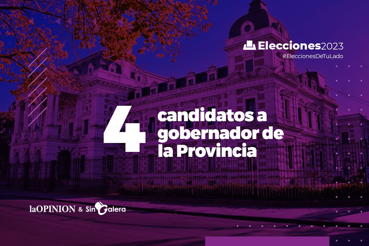 Elecciones 2023: quiénes son los cuatro candidatos a gobernador