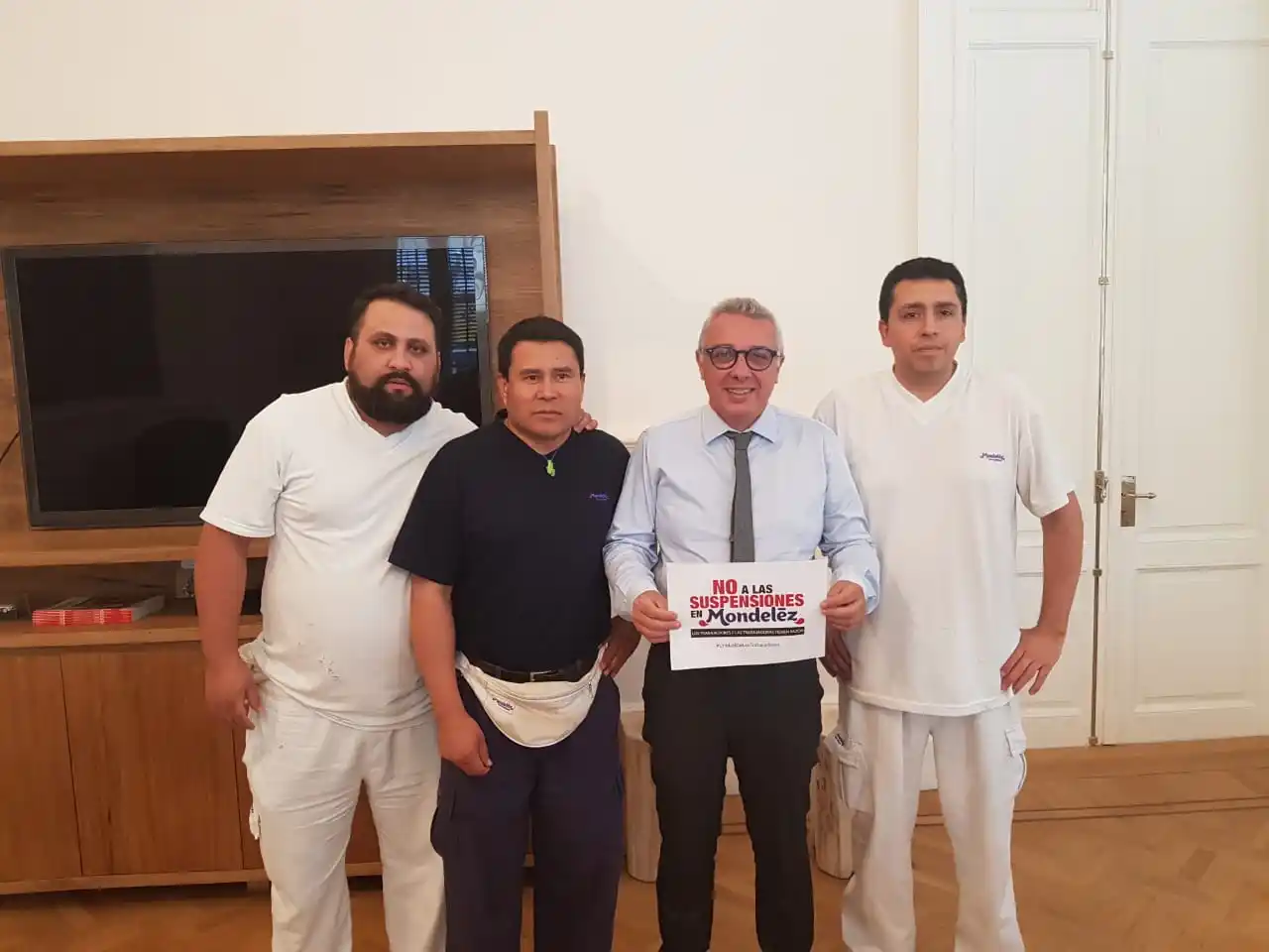 Tigre: Zamora expresó su apoyo a los 500 trabajadores que suspenderá Mondelez