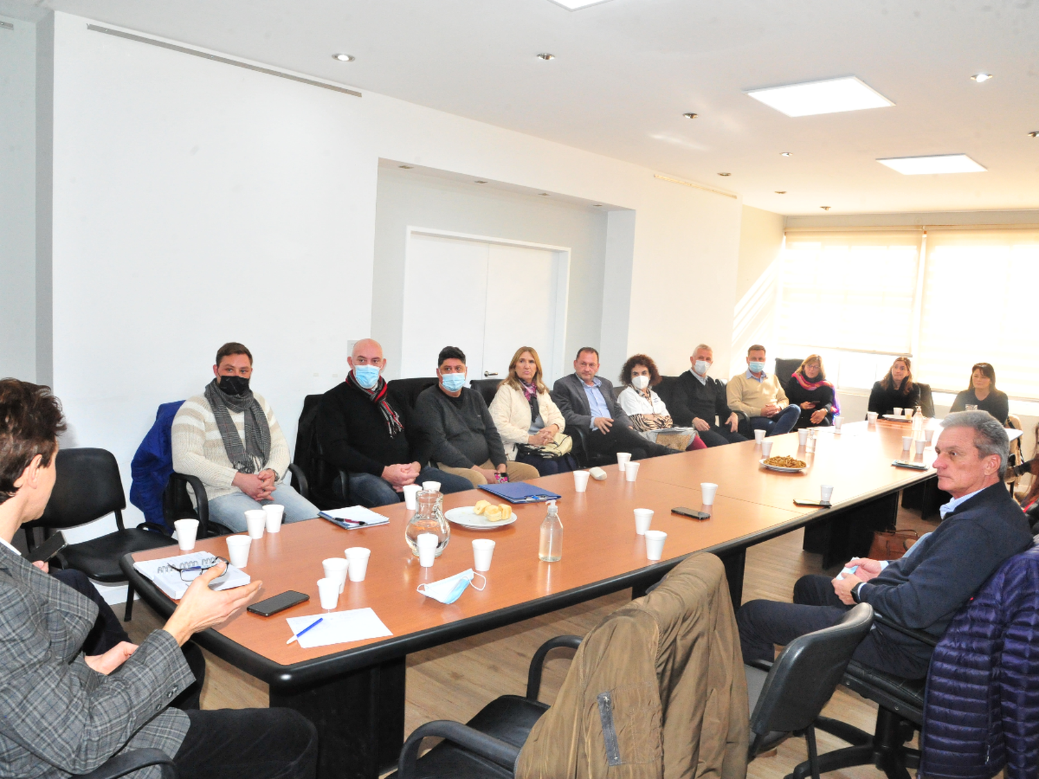 Intendentes de San Justo se reunieron con  autoridades de Gobierno y Salud provincial