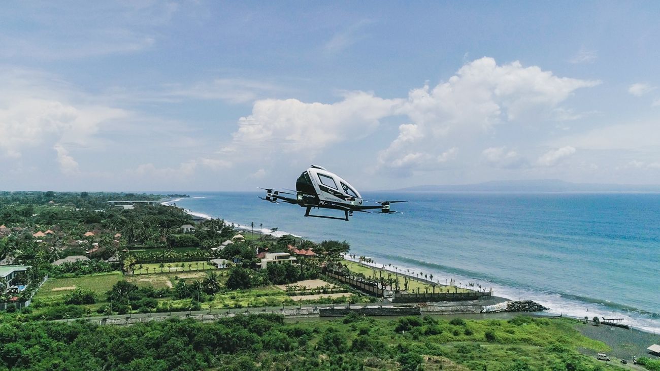 EHang recibe un pedido anticipado de 50 unidades de su aeronave eléctrica autónoma
