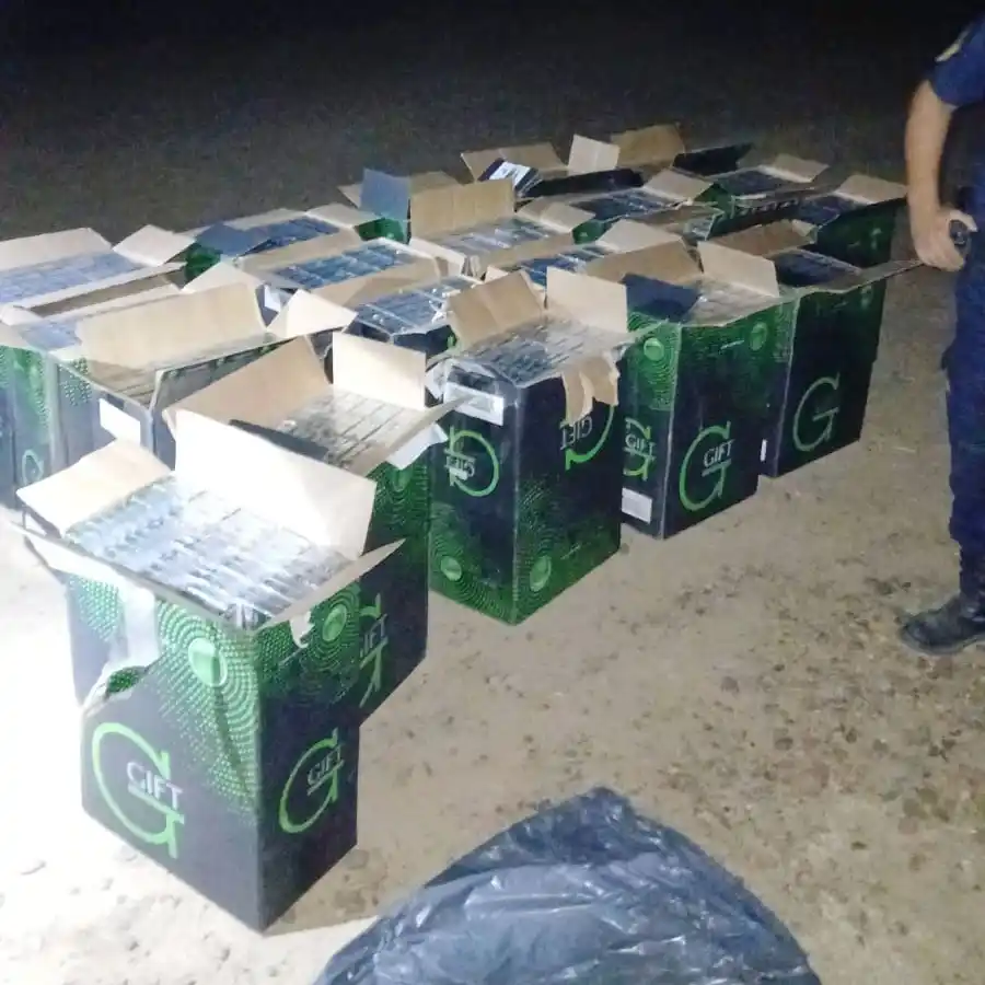 Secuestran cigarrillos y un vehículo en el acceso a La Tortuga