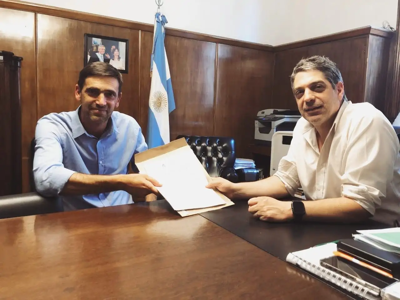Llegaron los recursos comprometidos para la cooperativa Vial y la industria de chacinados