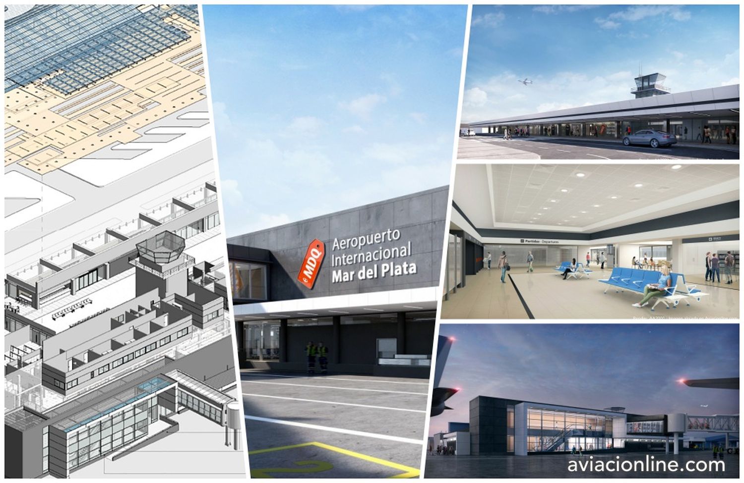 Llaman a licitación para obras de remodelación y ampliación de la terminal del aeropuerto de Mar del Plata