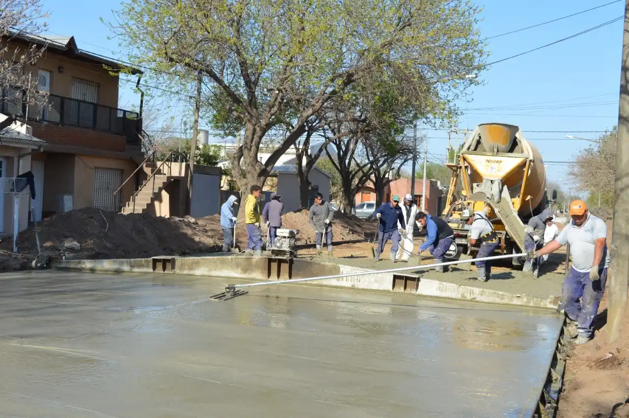 La Municipalidad venadense retoma su ritmo de pavimentación