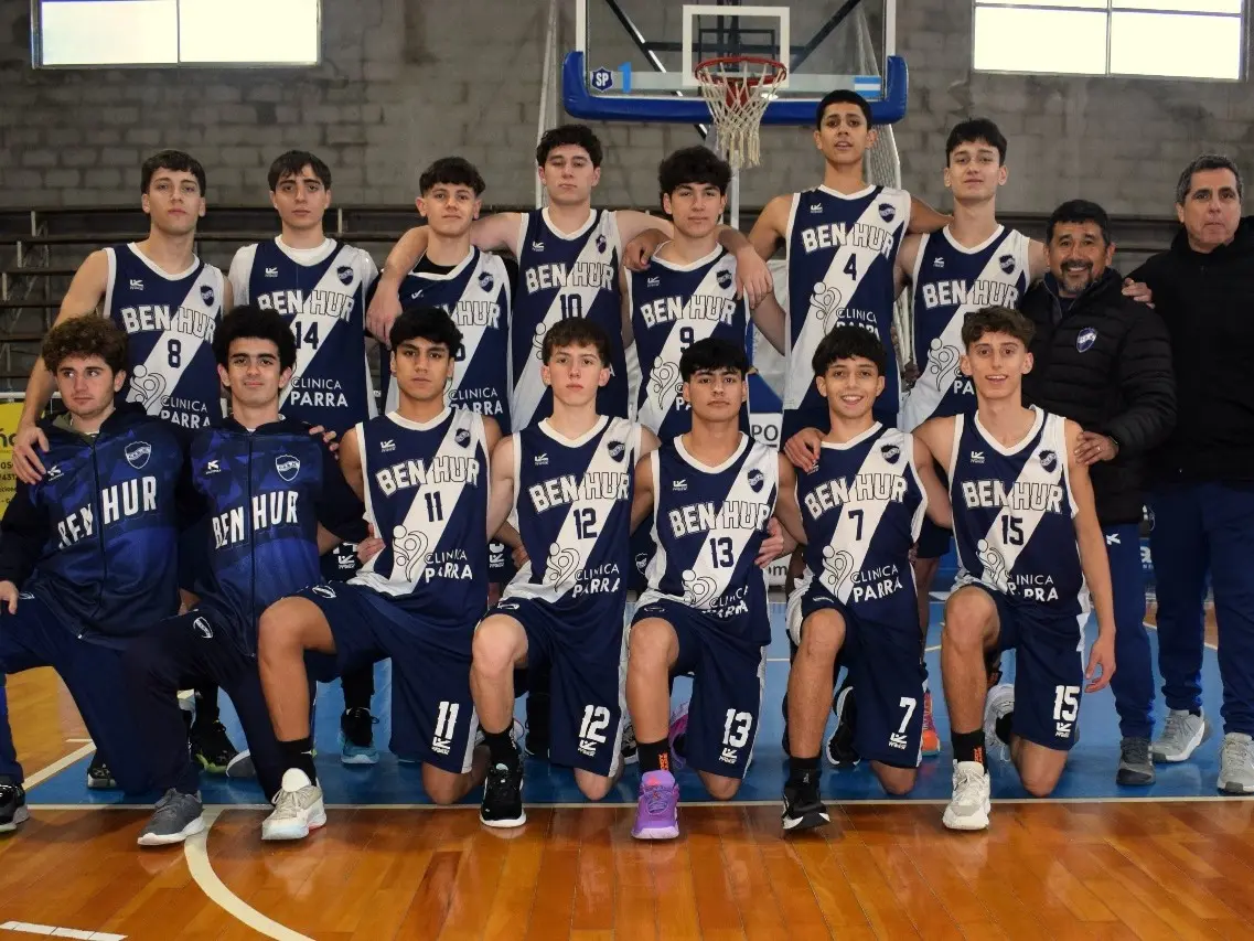 Los pibes del U17 clasificaron invictos a la siguente fase de la Liga Federal.Foto:Prensa BH