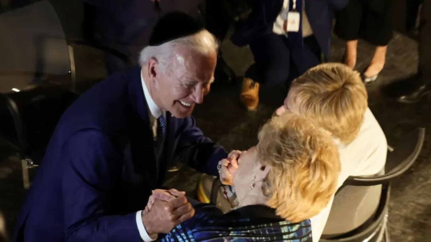 Joe Biden arribó a Israel y se reunió con sobrevivientes del Holocausto