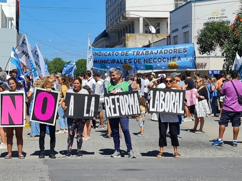 Paro general en Necochea