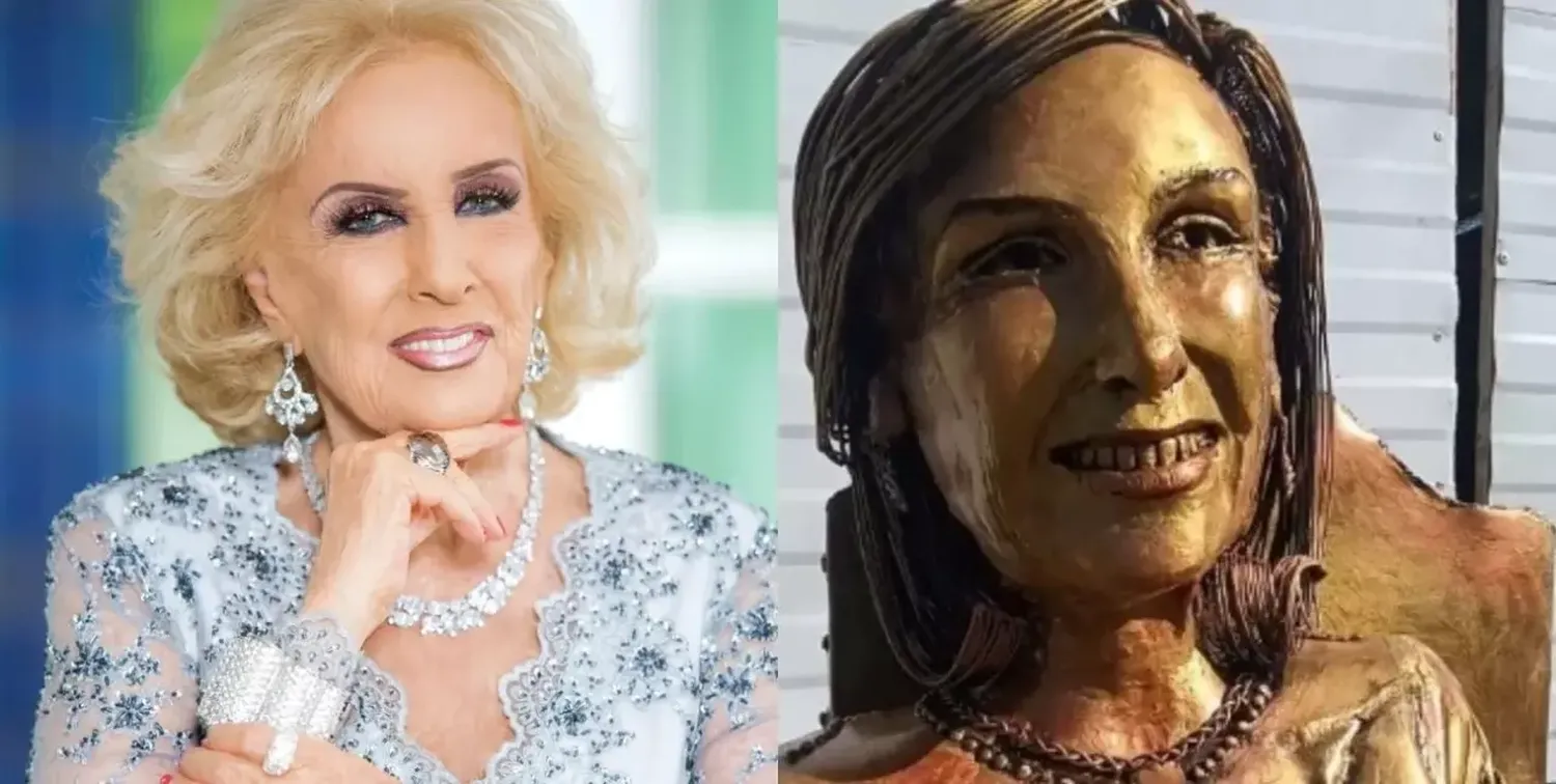 Mirtha Legrand tiene su propia escultura en Villa Cañás