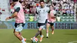 Messi, en una de las últimas prácticas en España antes de viajar a Angola.