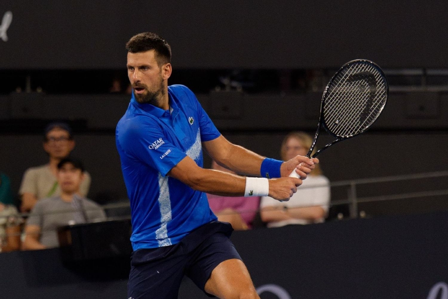 En uno de los últimos partidos del año, Djokovic se lució con una victoria en Brisbane