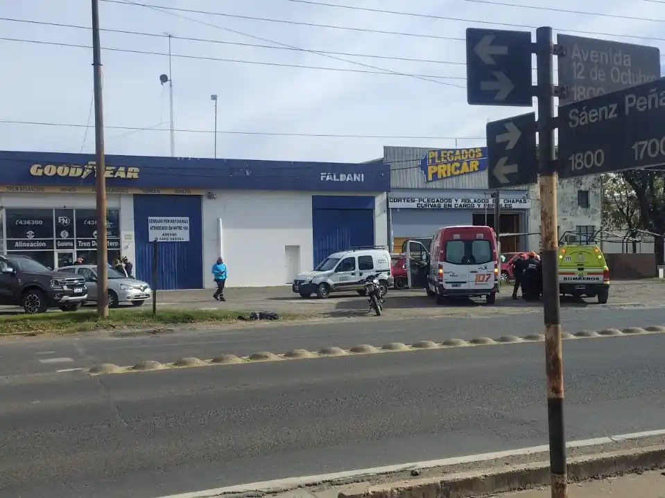 La colisión se registró poco después de las 14 de este viernes. Foto: BVVT